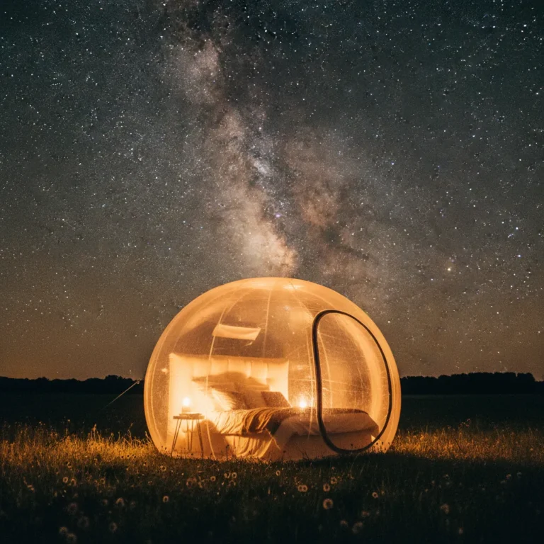 Bulles transparentes pour dormir sous les étoiles : 6 spots magiques