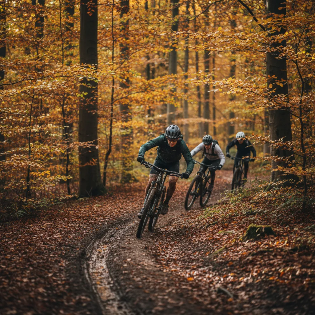 Single track en forêt de Compiègne, l'un des plus beaux terrains de jeu VTT de l'Oise