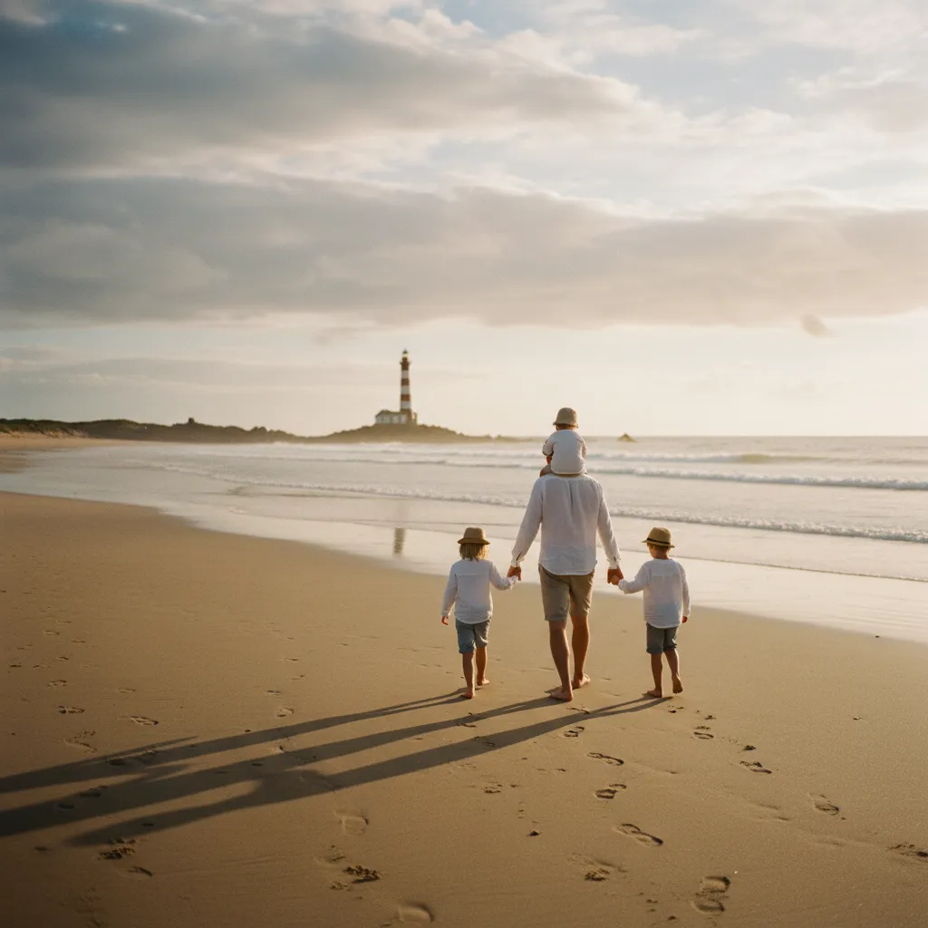 Les plages du Finistère sud offrent de vastes étendues de sable idéales pour les familles