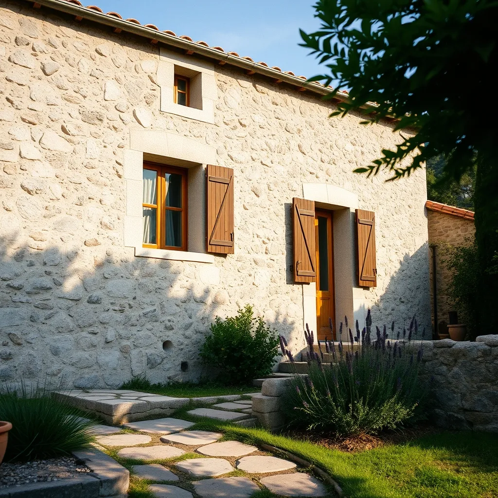 Gîte rural en pierre de schiste typique des vallées cévenoles