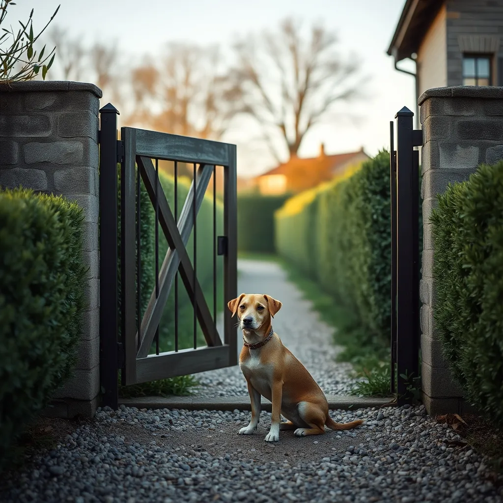 Un jardin entièrement clôturé reste le critère numéro un pour séjourner en gîte avec un chien