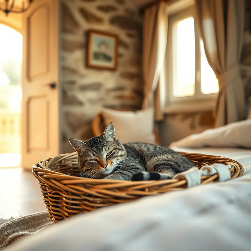 Les chats sont souvent mieux acceptés en gîte, à condition de prévoir litière et griffoir
