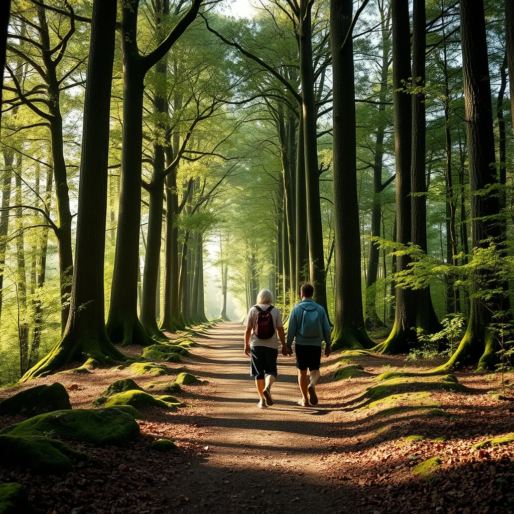 Randonnée en forêt dans le Morvan, accessible en 2h30 depuis Paris