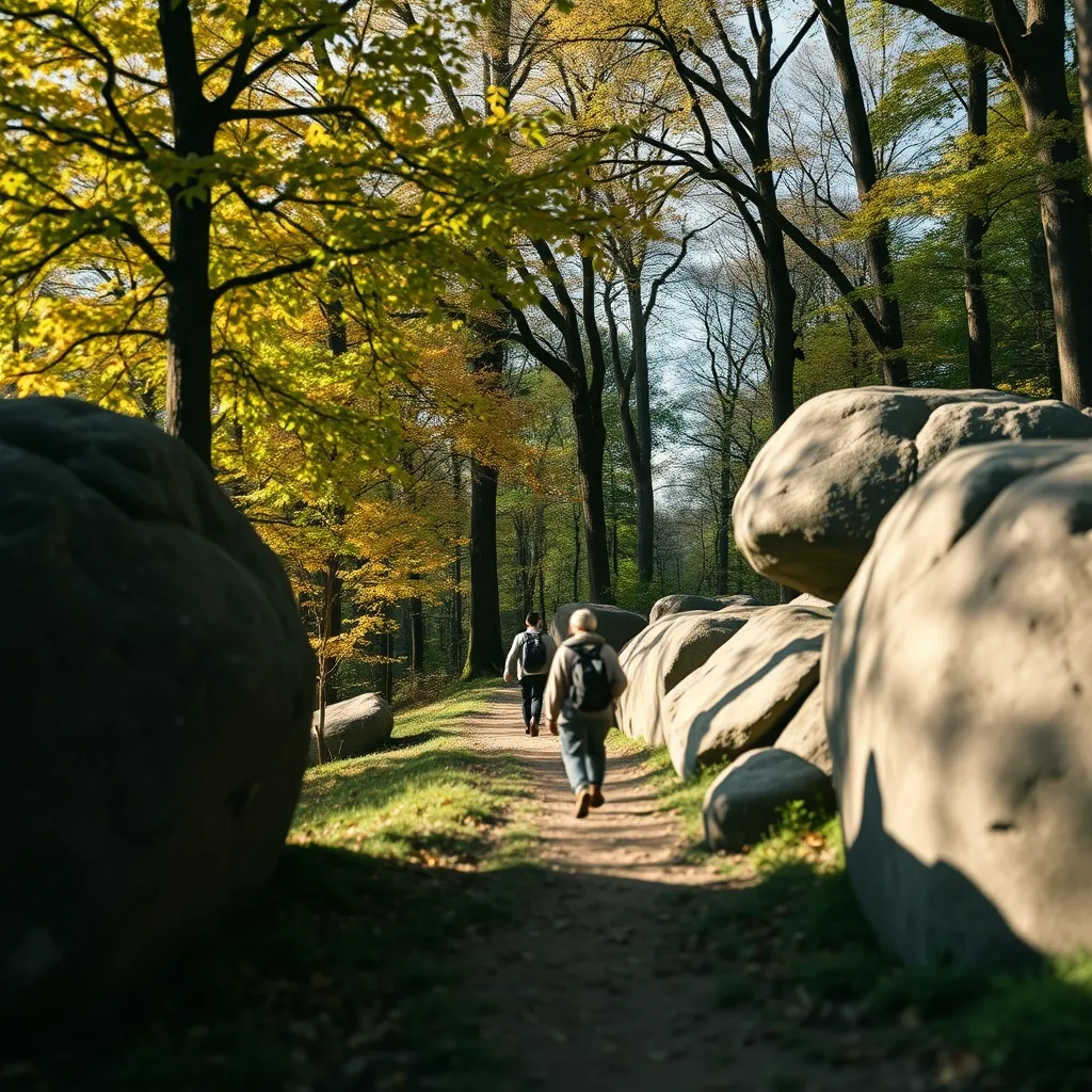 Randonnée en forêt de Fontainebleau, à moins d'une heure de Paris