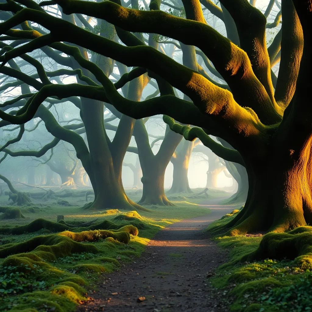 La forêt de Brocéliande, haut lieu de la légende arthurienne en Bretagne intérieure