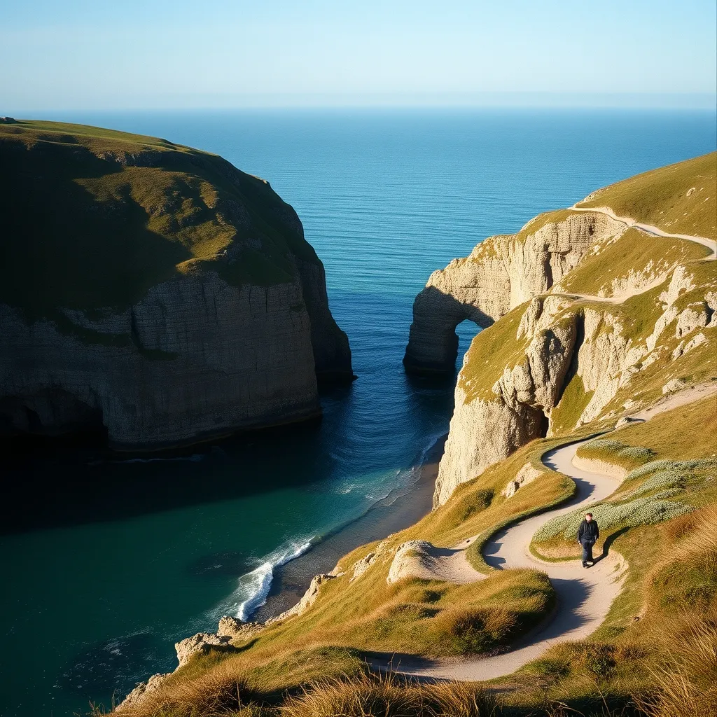 Les falaises spectaculaires de la presqu'île de Crozon dans le Finistère