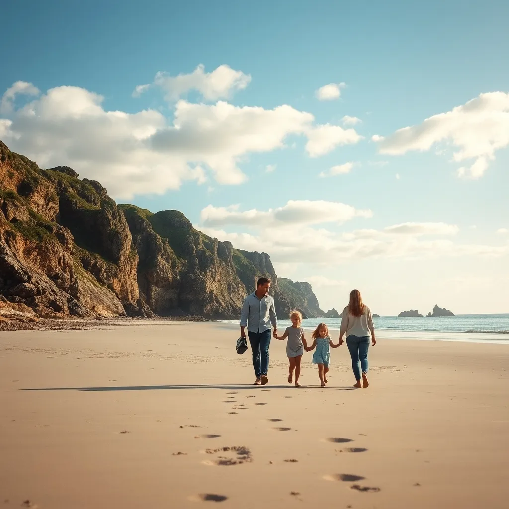 Promenade sur la côte sauvage de Quiberon, accessible depuis les résidences du Morbihan