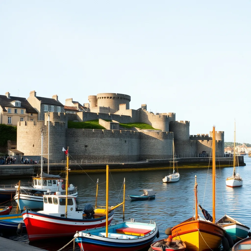 La ville close de Concarneau, souvent désignée comme la plus belle ville de Bretagne sud