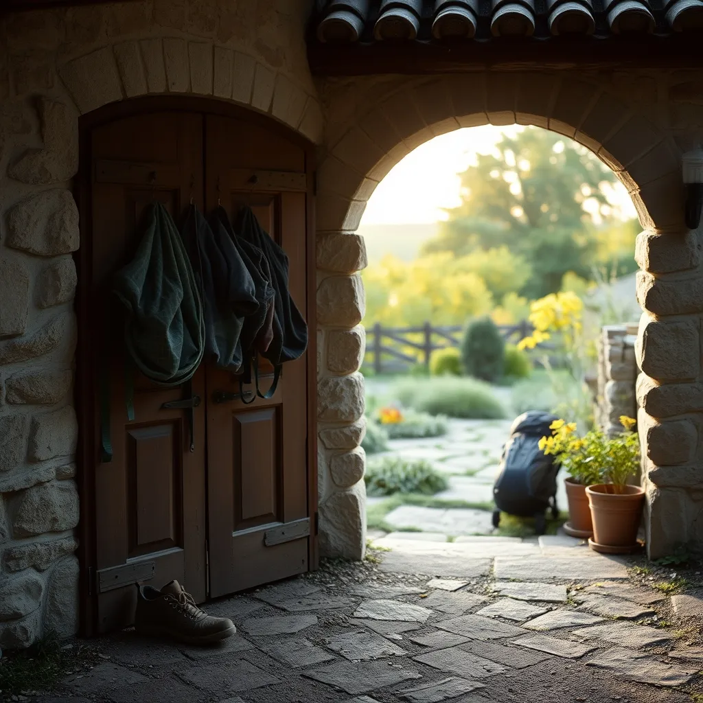 Gîte d'étape en pierre accueillant les randonneurs en fin de journée