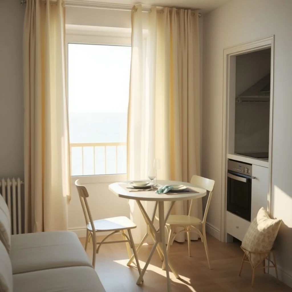 Intérieur type d'un appartement en résidence Vacances Bleues