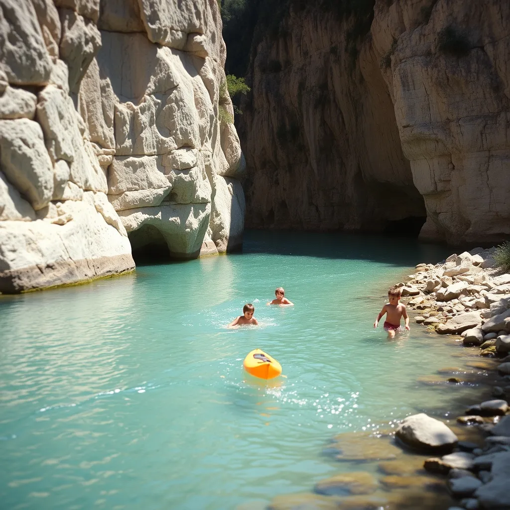 Baignade en rivière en Ardèche, une alternative abordable au bord de mer