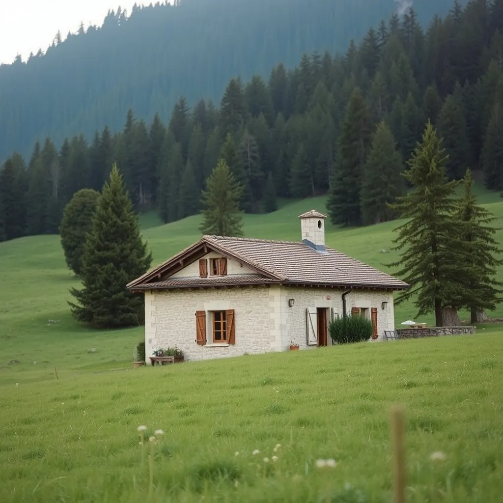 Gîte en pierre sur le plateau du Vercors, au cœur des alpages et des forêts d'épicéas