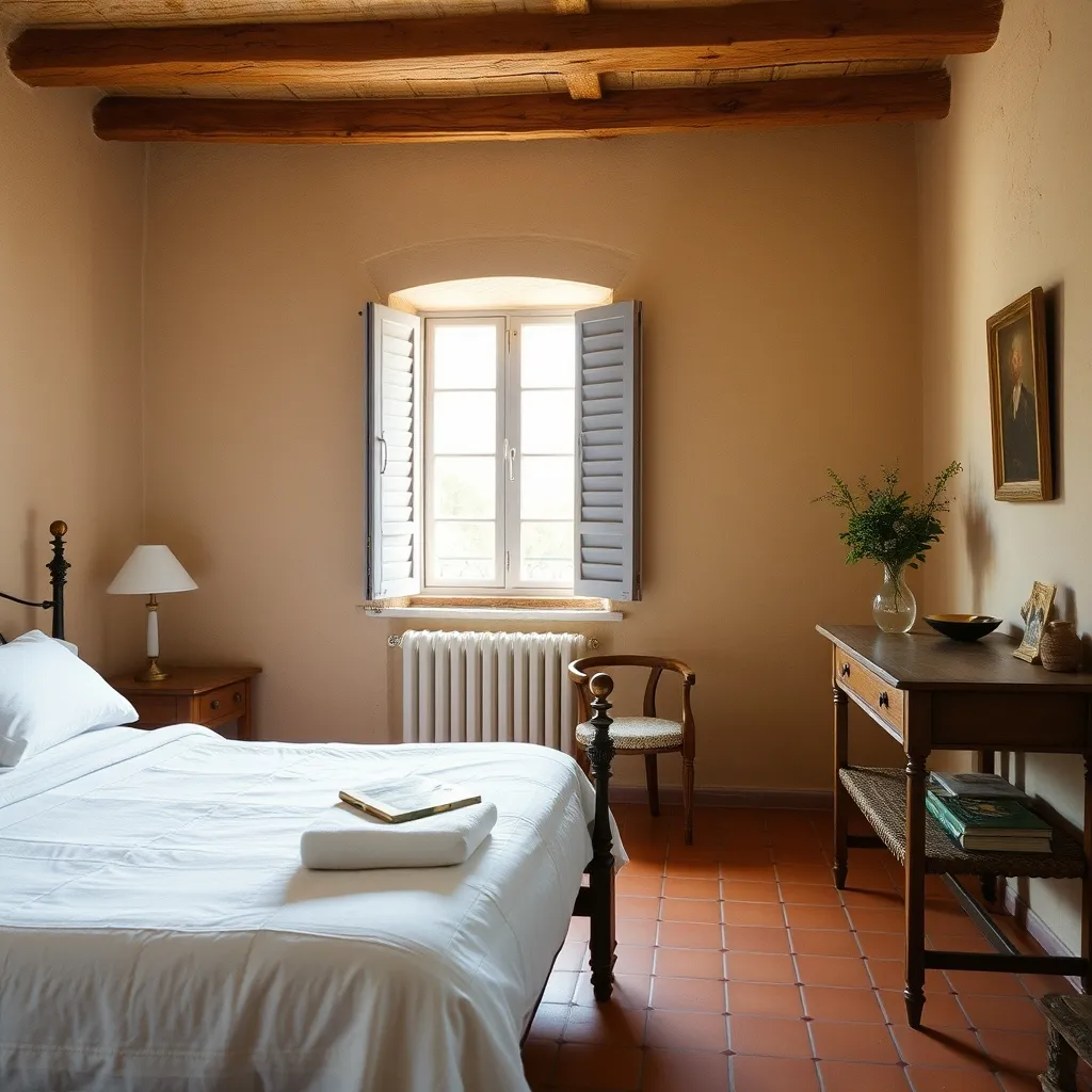 Chambre de charme dans une maison restaurée du centre historique d'Arles