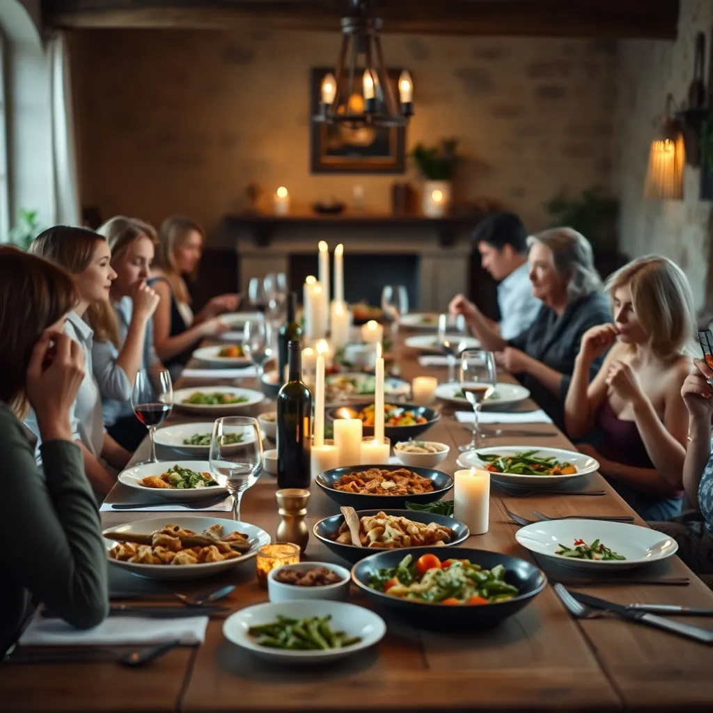 Table d'hôtes conviviale avec spécialités bourguignonnes et vins du domaine
