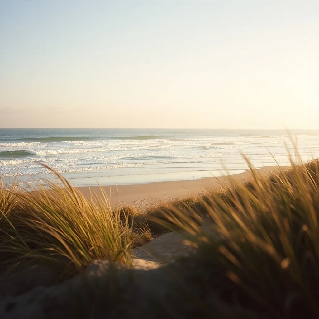 La côte atlantique landaise près d'Hossegor, secteur prisé pour les chambres d'hôtes