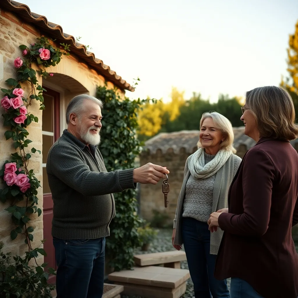 La remise des clés en direct chez le propriétaire, un moment privilégié de l'accueil en gîte