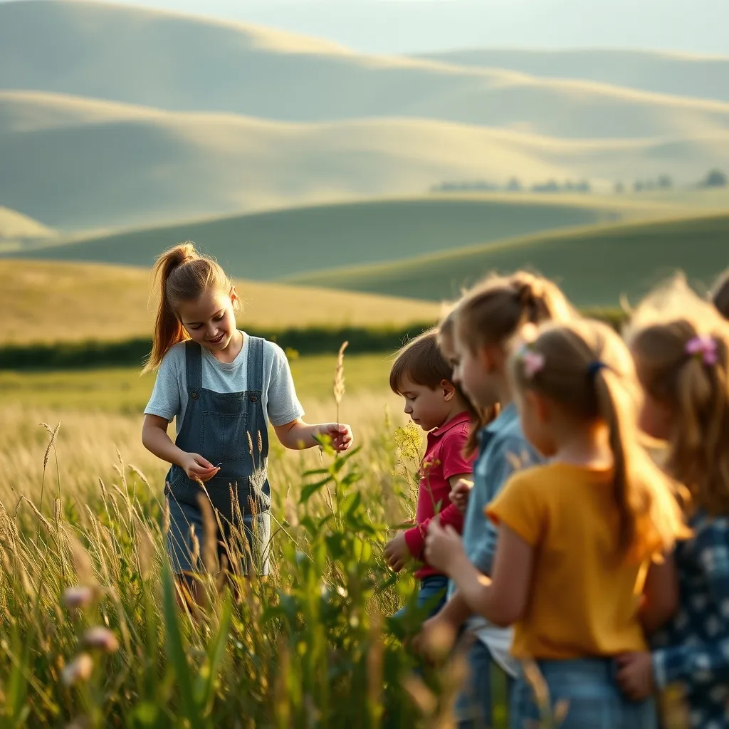 Atelier nature encadré pour enfants dans une destination rurale labellisée