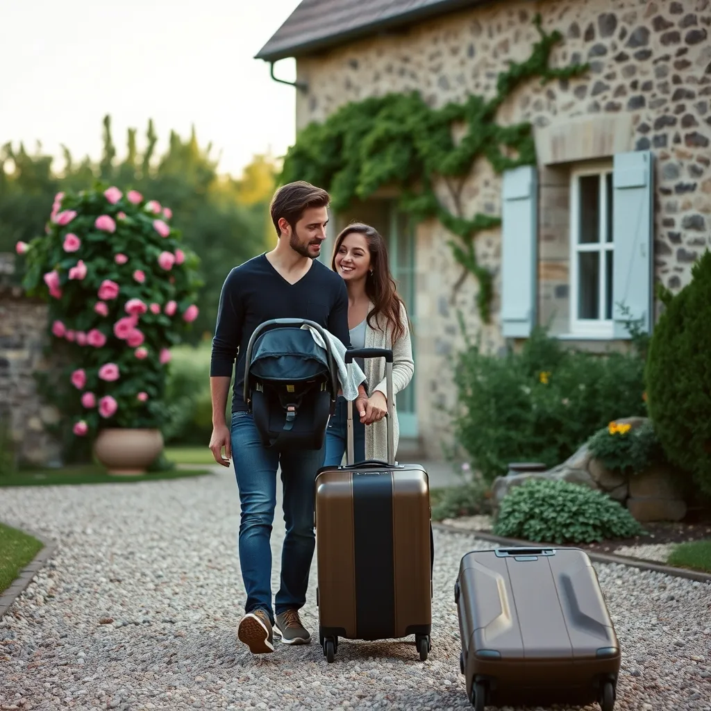 Arrivée en famille dans un gîte rural avec un nourrisson