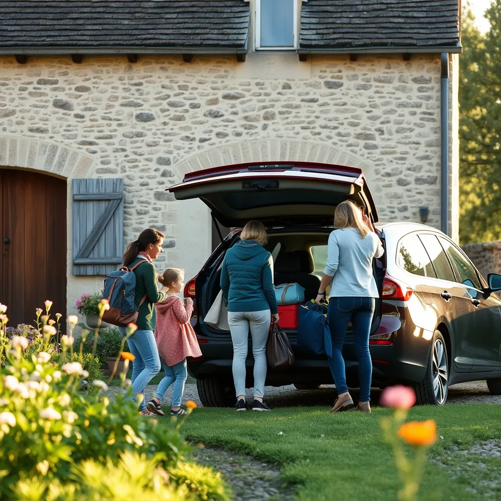 Arrivée en famille dans un gîte rural : l'installation prend du temps mais l'espace récompense