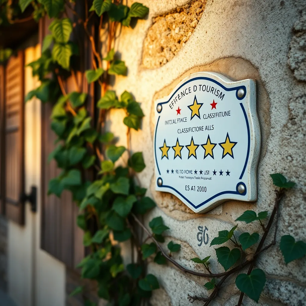 La plaque de classement officiel est délivrée par arrêté préfectoral et valable cinq ans