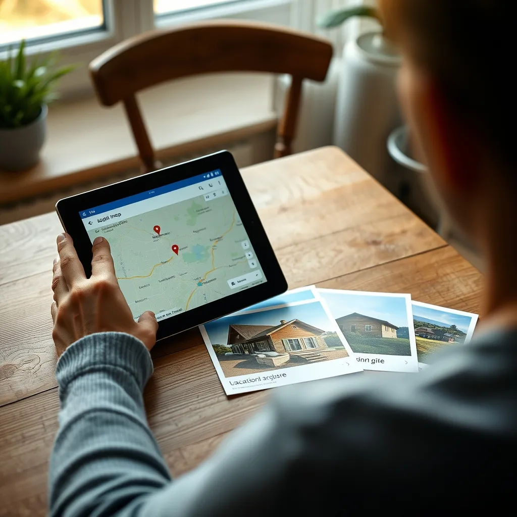 Croiser les photos de l'annonce avec Google Maps satellite permet de vérifier l'environnement du gîte