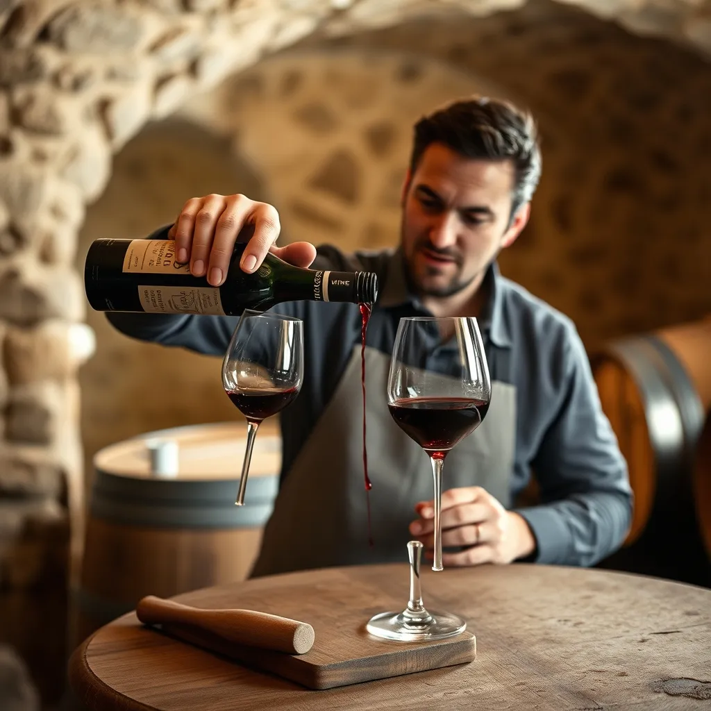 Dégustation dans un caveau de vigneron partenaire du réseau Vignobles et Découvertes