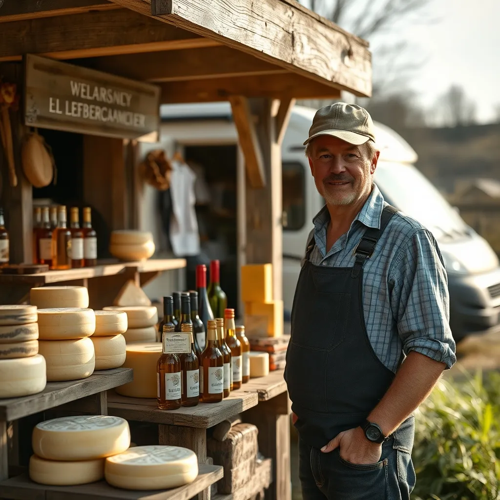 La vente directe de produits fermiers fait partie intégrante de l'accueil camping-car à la ferme