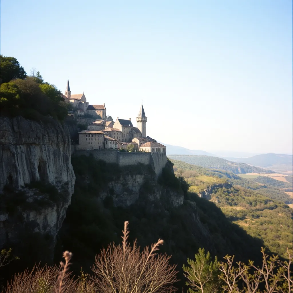 La cité médiévale de Rocamadour, accessible en quelques minutes depuis le camping
