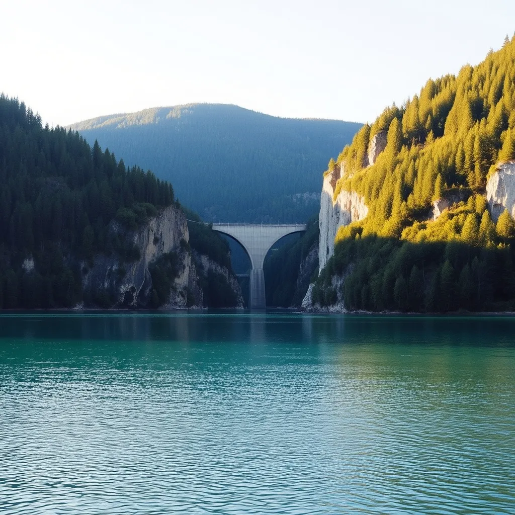 Le lac de Vouglans et son barrage spectaculaire à quelques minutes du camping