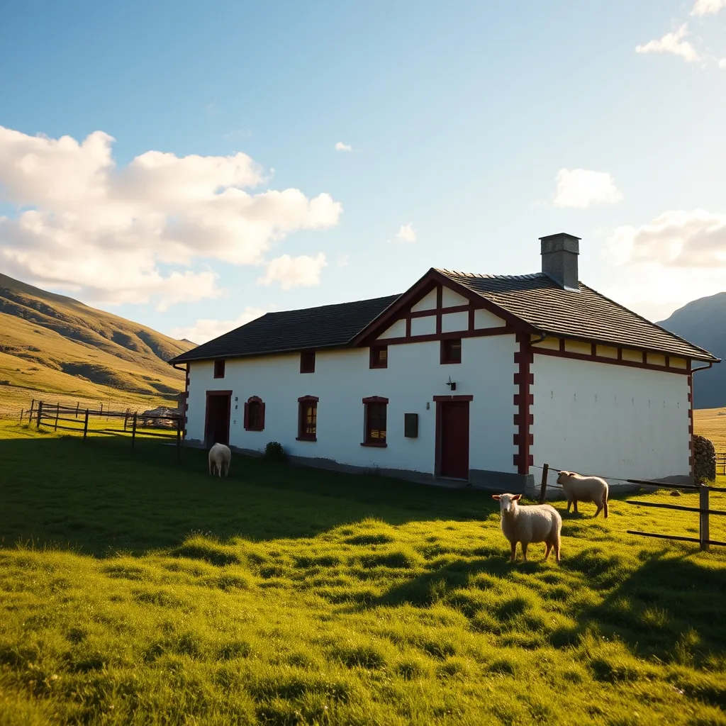 La ferme Etchemendigaraya, une exploitation agricole familiale typique de la Basse-Navarre