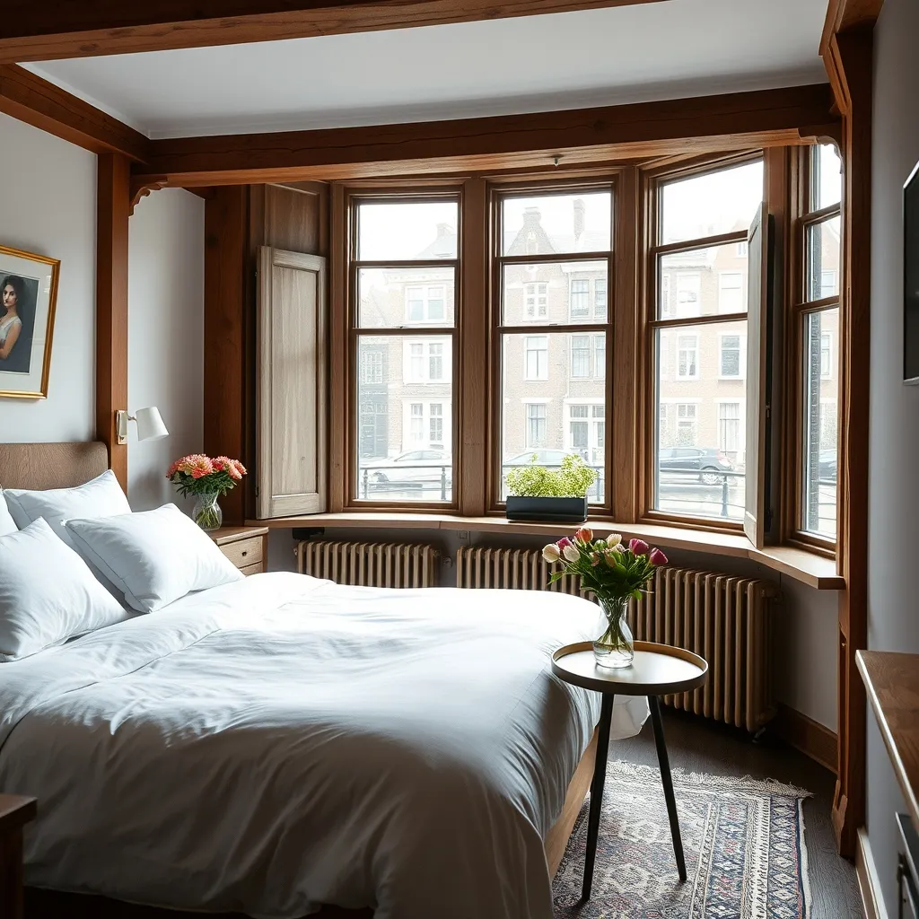 Chambre d'hôtes sous les toits d'une maison de canal amsterdamoise