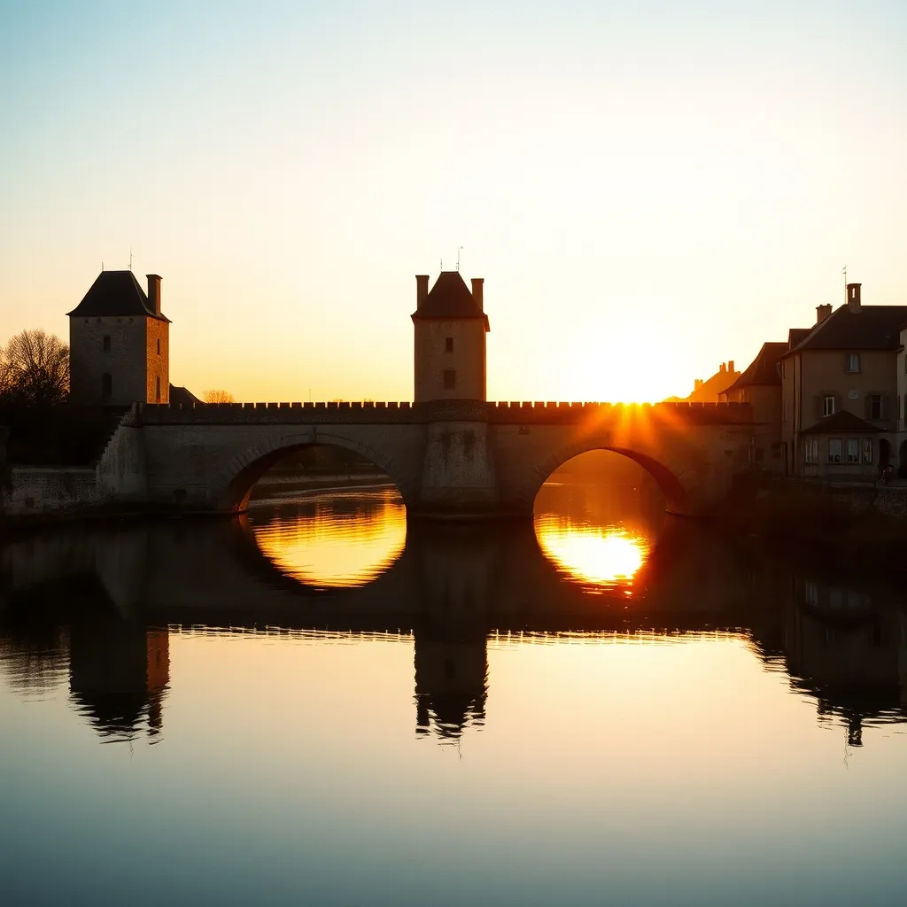 Le pont Valentré de Cahors, classé au patrimoine mondial de l'UNESCO