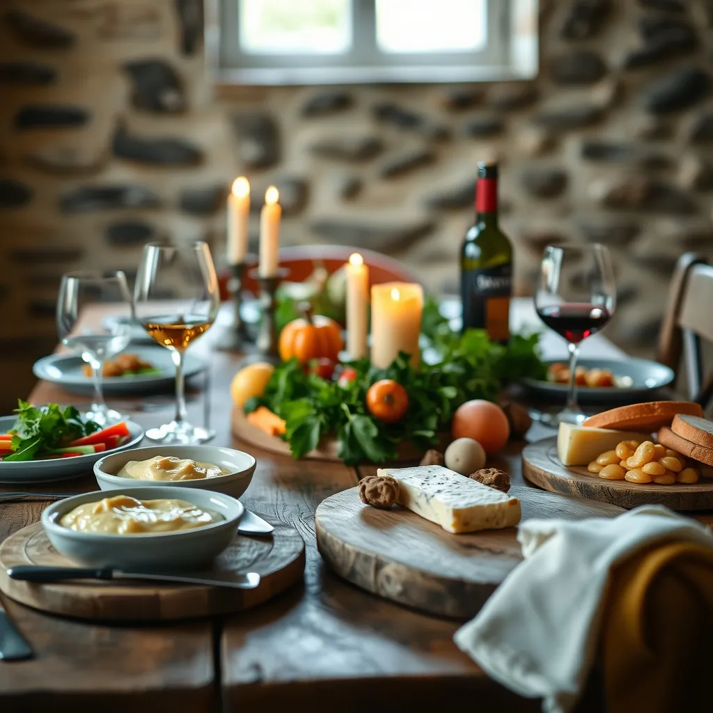 Table d'hôtes corrézienne avec spécialités du terroir limousin