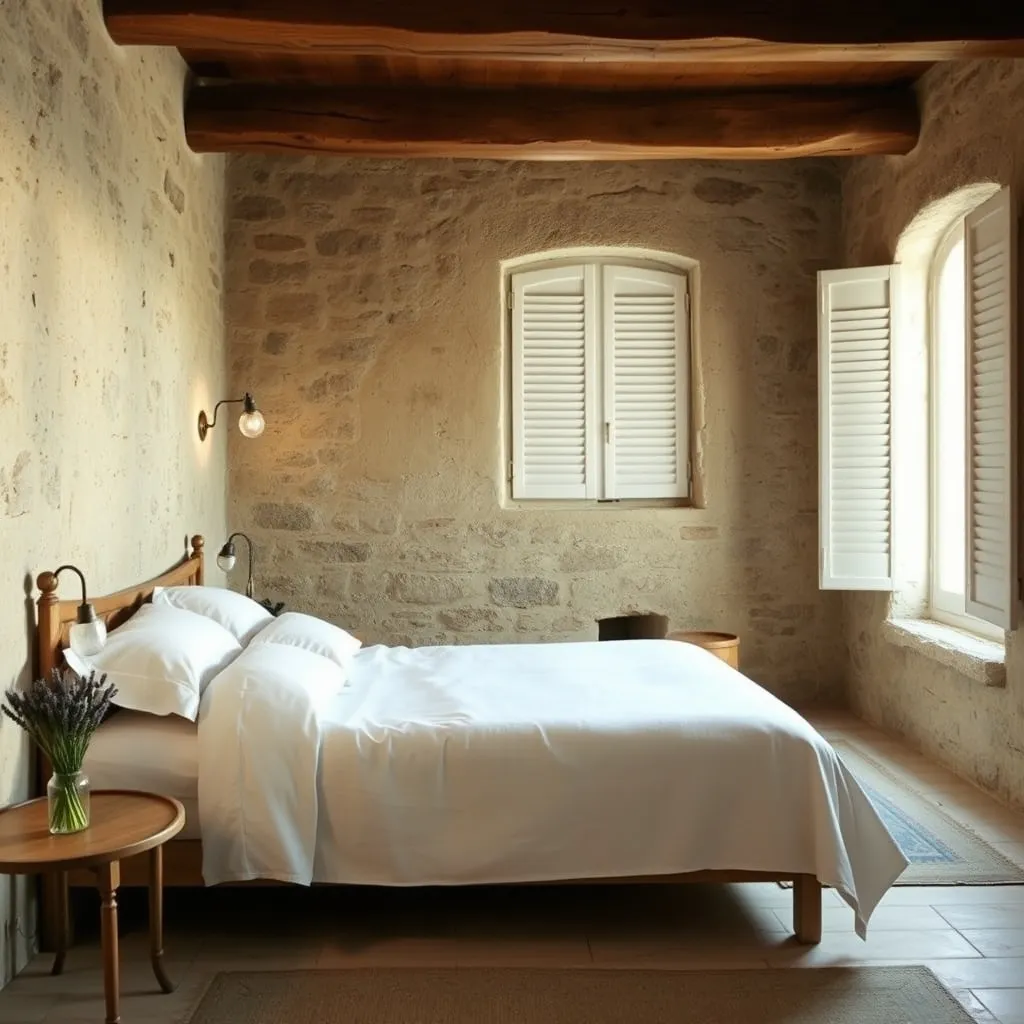 Chambre de charme dans un mas rénové typique de l'Ardèche méridionale