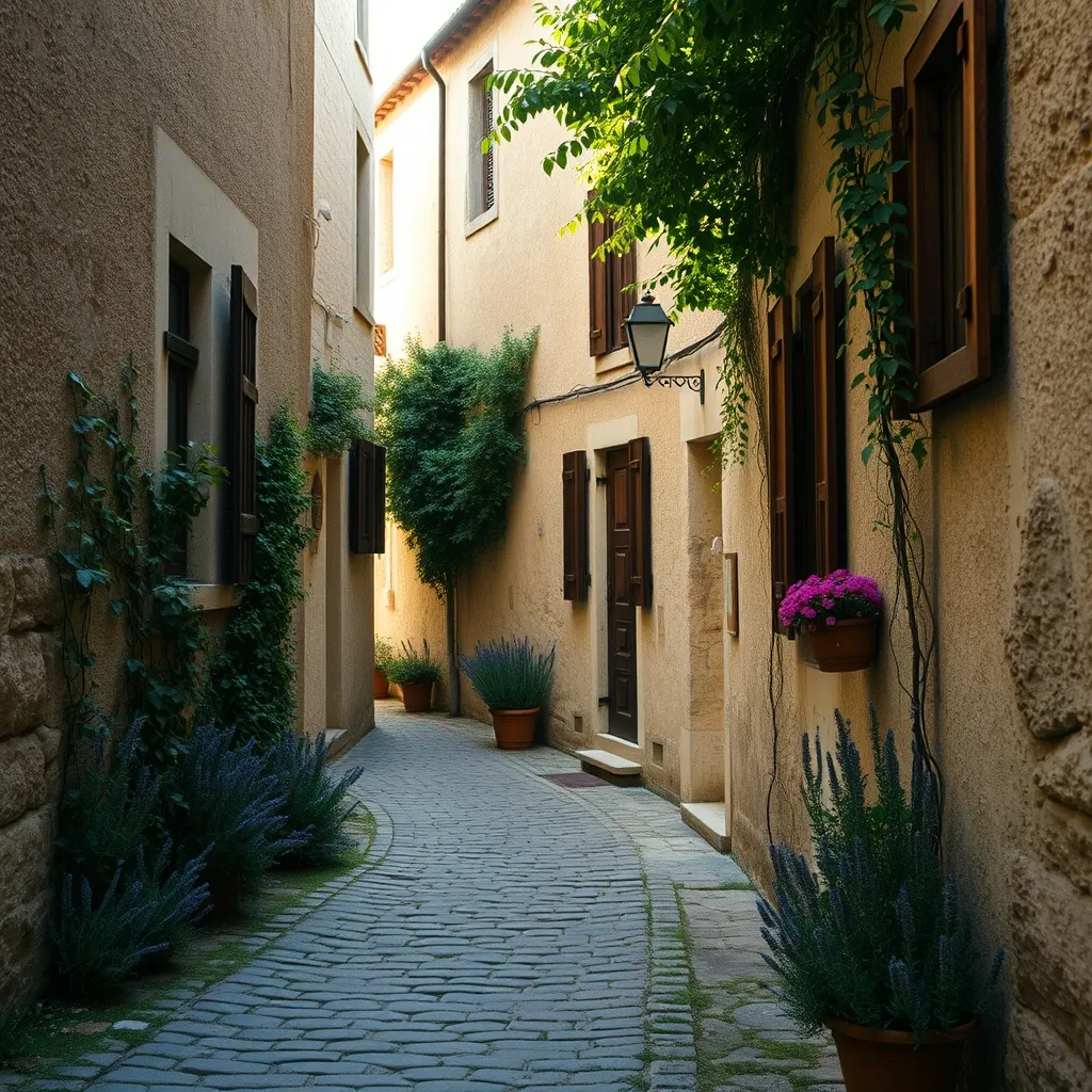 Les ruelles en pierre de Montclus ont conservé leur charme médiéval