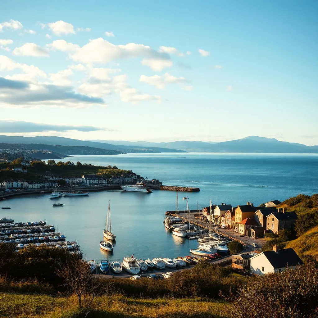 Vue panoramique sur la baie de Saint-Jean-de-Luz depuis les hauteurs de Ciboure