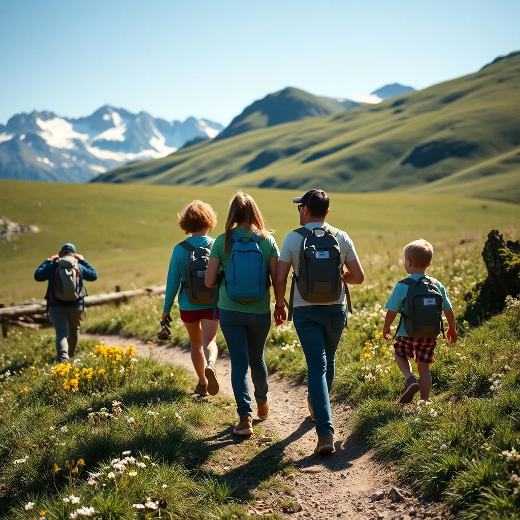 Randonnée estivale en famille dans les alpages, une alternative aux vacances balnéaires