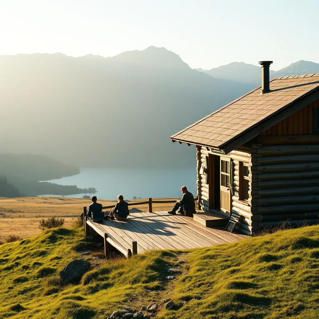 Refuge de montagne dans les Pyrénées françaises, étape idéale pour les randonneurs itinérants