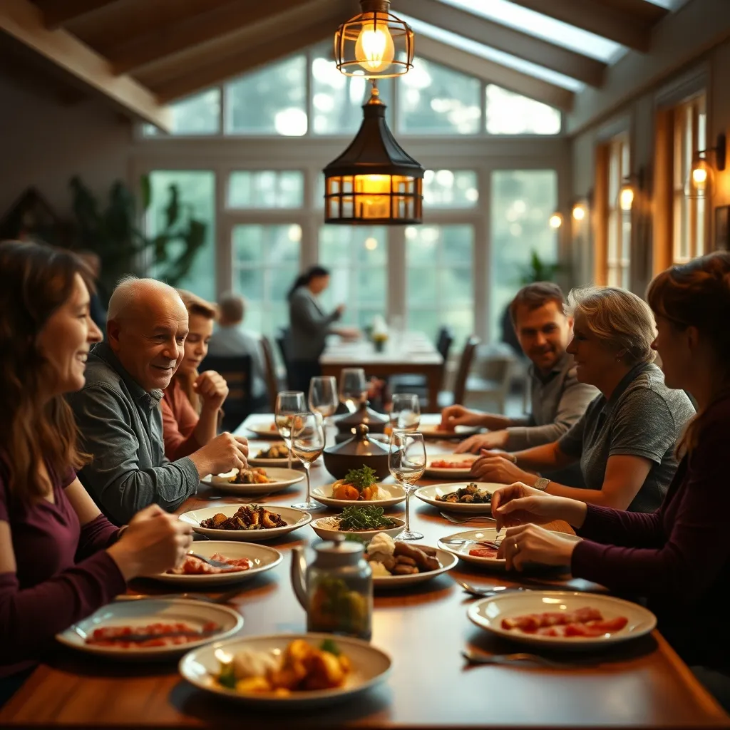 La pension complète en village vacances inclut des repas préparés avec des produits locaux