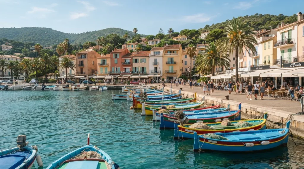 Le port de plaisance du Lavandou, point de départ pour découvrir le littoral varois