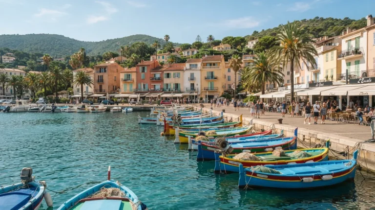 Le port de plaisance du Lavandou, point de départ pour découvrir le littoral varois